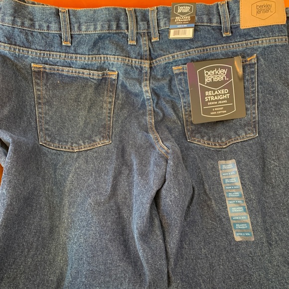 Berkley & Jensen Dark Wash Relaxed Jeans NEW - Picture 7 of 7